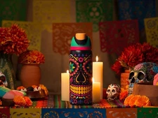 Owala Sugar Skull Color Changing Drop 32 oz FreeSip Bottle IN HAND Sold Out Rare