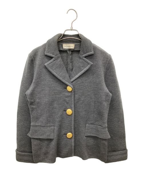 Giacca Yves Saint Laurent STS8A502 TAGLIA M grigia dal Giappone_012