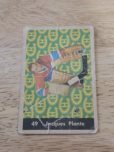Jacques Plante #49 1961 Parkhurst card