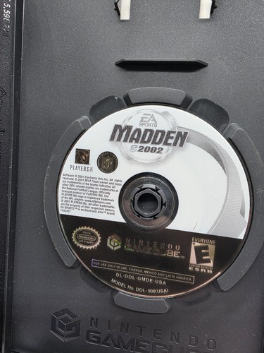Madden 2002 Nintendo GameCube Nfl Cib Complete Near Mint Tested  - Picture 9 of 11