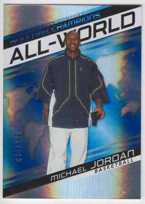 2022 Upper Deck UD Goodwin Champions Michael Jordan #AW-1 All-World Blue /399