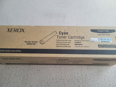 XEROX Phaser 7760  7 Toner Cartridge Lot 1 Black, 2 Yellow, 1 Magenta, 3 Cyan