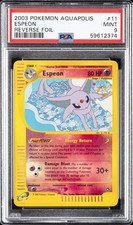 2003 POKEMON AQUAPOLIS #11 ESPEON-REVERSE FOIL PSA 9 on eBay