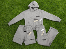 Essentials 3-piece Set  Hoodie, Pants and Shorts in Dark Oatmeal size XL 