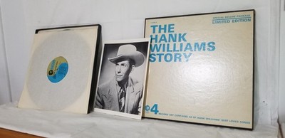 The Hank Williams Story  Limited Edition 4 disc set  with photo  original LP