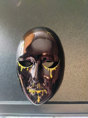 Oil Spill Hand Painted Mask