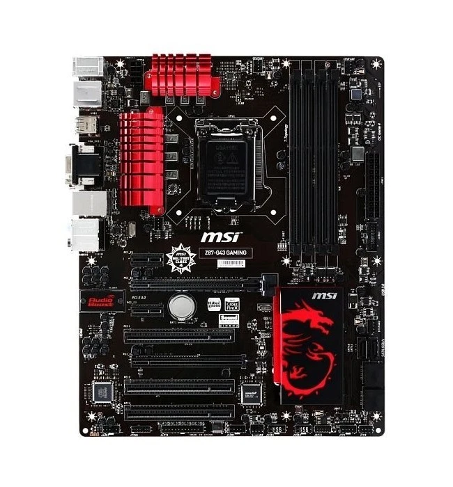 MSI Z87-G43 Gaming 7816-010R Rev.1.2 Intel Z87 Mainboard ATX Sockel 1150 #302159
