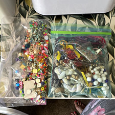 Loose Mixed Lot Jewelry Making Beads  Findings, Multicolor Assorted