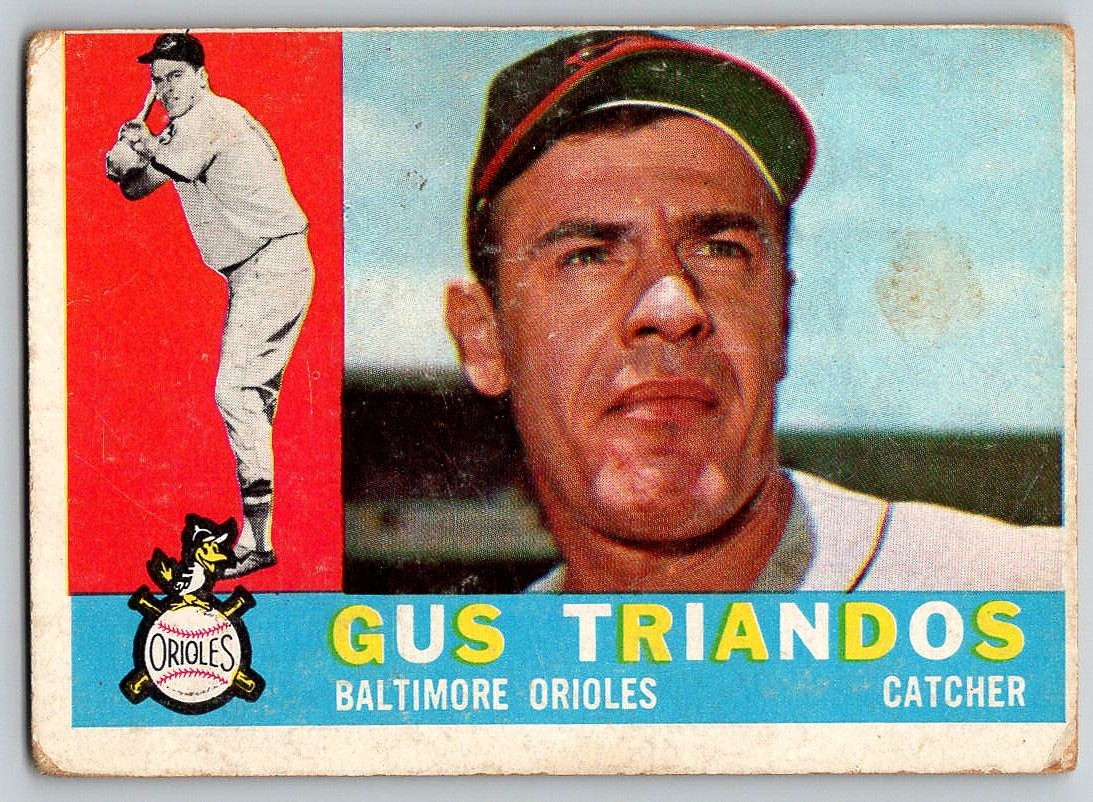 1960 Topps Gus Triandos Baltimore Orioles #60