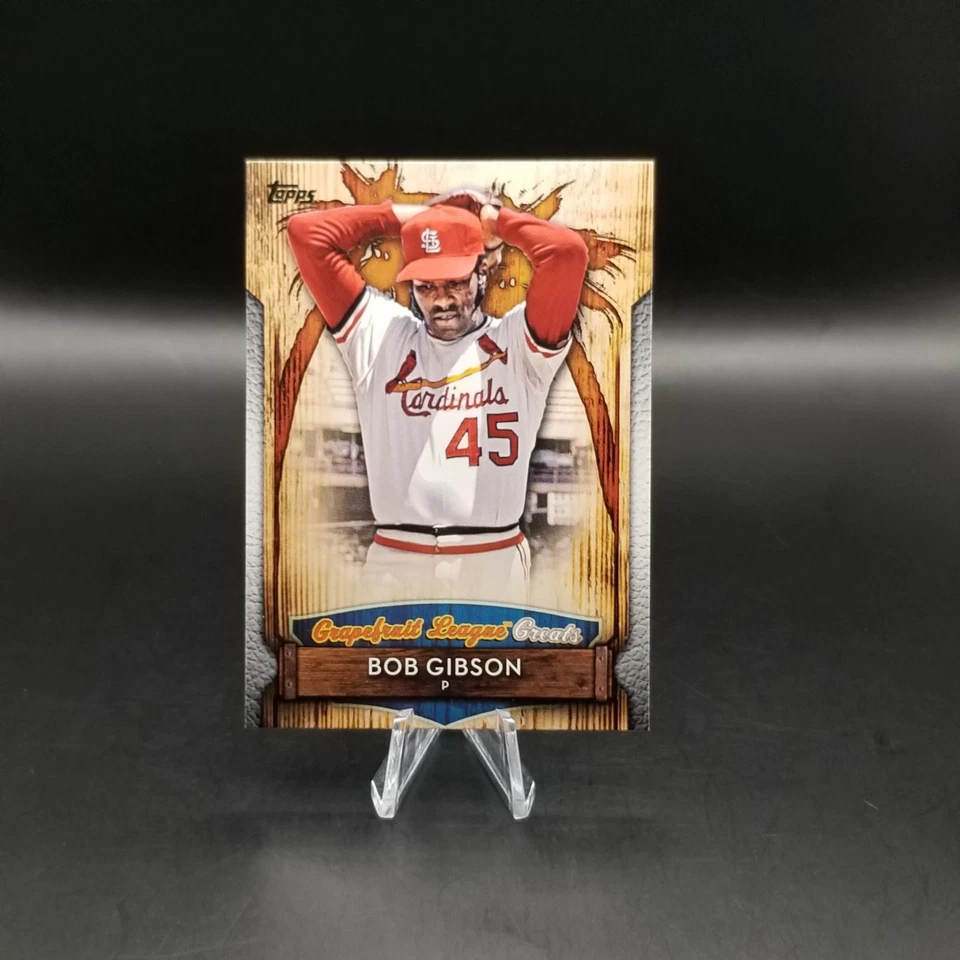 Bob Gibson 2019 Topps Grapefruit League Greats Cardinals MLB Baseball Card GLG10 - Image 2 of 4
