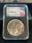 CABRAL SIGNED 1986 S Silver Eagle $1 FYOI Struck at SF Mint NGC MS69 🔥$4000🔥
