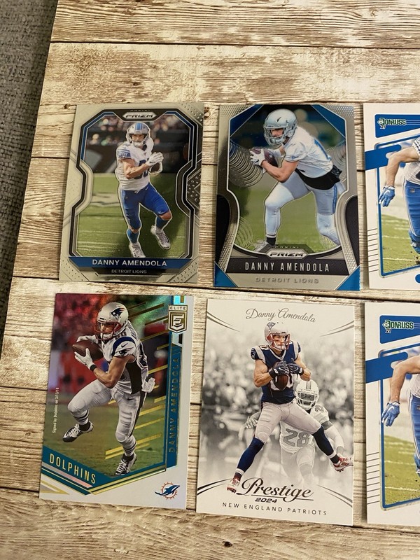(15) Danny Amendola Lot New England Patriots Detroit Lions Miami Dolphins