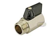 Mini 12 Male 12 Inch Female Npt Brass Ball Shut Off Valve Water Air Fluid