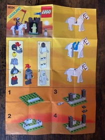 Lego Castle Black Monarch&rsquo;s Ghost 6034 100% Complete W/Instructions Vintage 1990