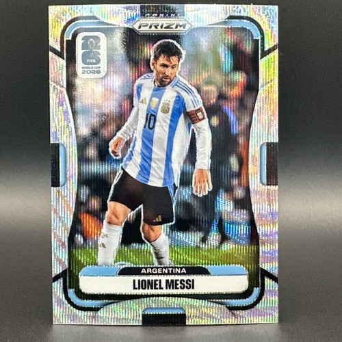 2026 Panini Prizm FIFA World Cup Lionel Messi Silver Wave Prizm #10