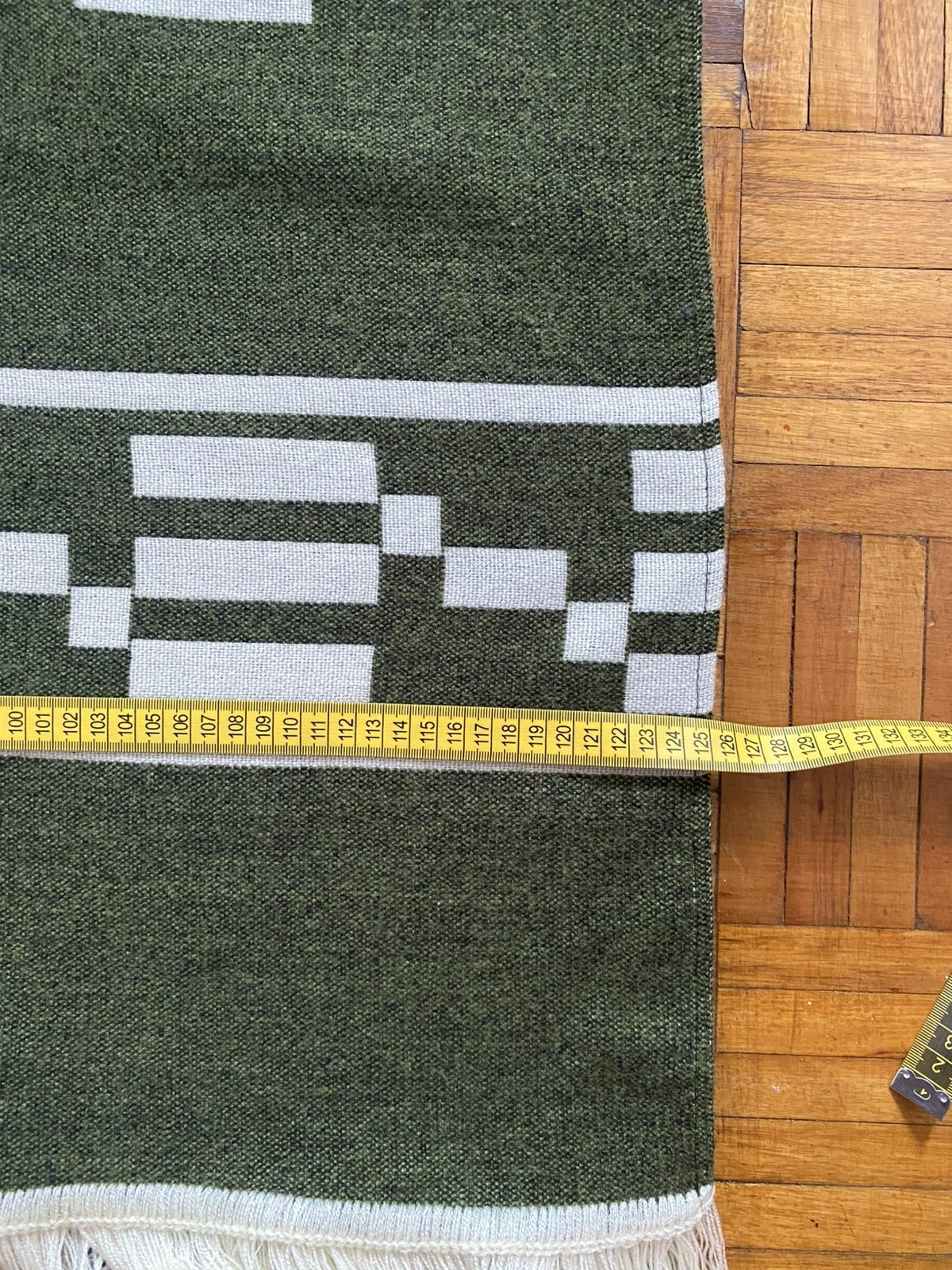 Clint Eastwood Western Cowboy Poncho Serape Handmade Alpaca Wool Olive Green  image 9