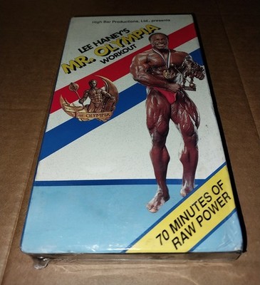 Lee Haney's Mr Olympia Workout VHS 1988 Bodybuilding Fitness 70 Mins Sealed