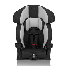 Evenflo Chase Plus 2-in-1 Harnessed Booster Car Seat, Huron Black