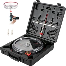 Uimoso Adjustable Hole Saw Cutter Kit Hole Cutter 1-5/8" to 11-13 /16" w/ Shield
