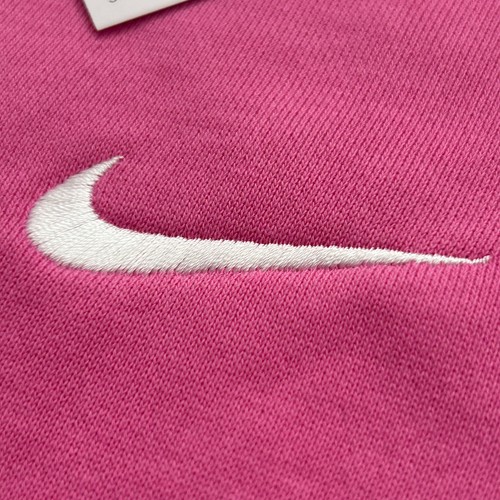 Nike Swoosh Felpa Girocollo Uomo Maglione Viola Rosa (Media) Nuova! - Foto 5 di 11