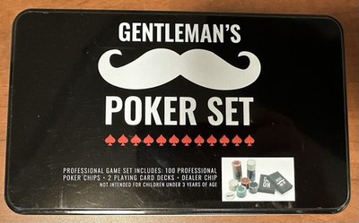 Gentleman's Poker Set - Sealed