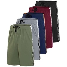 Real Essentials 5 Pack: Boys' Mesh Basketball Athletic Shorts with Pockets – ...