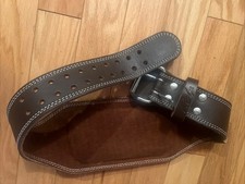 RDX WBS-4RB Weight Lifting Belt - Brown sized L New