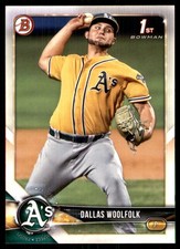 Dallas Woolfolk 2018 Bowman Draft #BD-127 Athletics MLB READ FREE SHIPPING