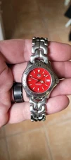 Tag Heuer WG121C.BA0474 Midsize SEL Quartz Watch Red Silver Womens Mens S/EL