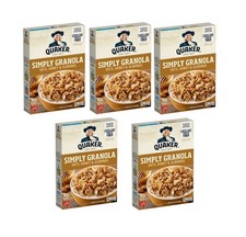 5 Pack Quaker Simply Granola Oats Honey & Alm...