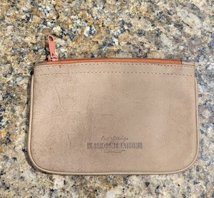 4th Generation Hunter Brown Suede Leather Zipper Tobacco Pouch - Used