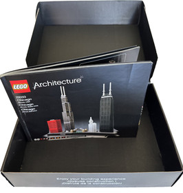 LEGO ARCHITECTURE - Chicago Skyline 21033 COMPLETE WITH MANUAL AND BOX