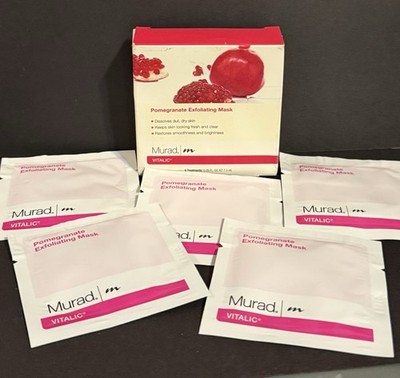  Murad Pomegranate Exfoliating Mask - 6/ 0.25oz Treatments - NIB / FS RARE!  