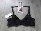 M&S MARKS & SPENCER FLEXIFIT BLACK BALCONY STYLE BRA UK SIZE 38B