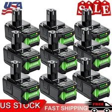 8.0Ah Lithium ion  Battery For RYOBI P108 18Volt For One Plus High Capacity