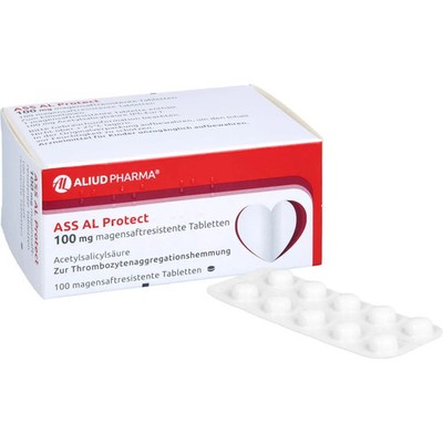 Ass al Protect 100 mg Magensaftresistente Tabletten Bei Erhöhtem Herzinfarkt-...