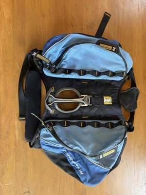 Ruffwear Approach Pack Dog Hiking Backpack Saddlebags Blue Size M