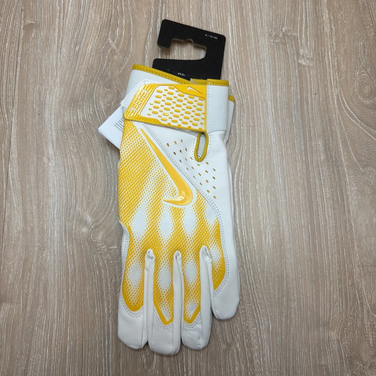 Guantes de bateo Nike Alpha Elite J.T. Realmuto Amarillo FD7816-109 Hombre Talla XL
