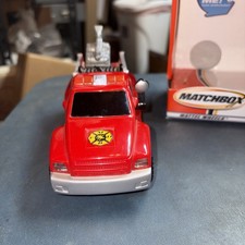 Matchbox Fire Emergency Vehicle  AA Battery Operated NOT INCLUDED
