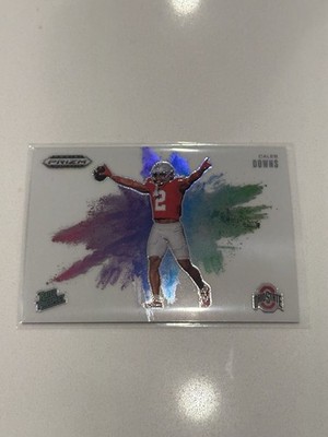 2025 Panini Prizm Draft Picks Caleb Downs  Horizontal Color Blast Case Hit