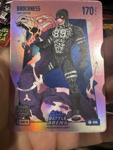 2026 Bo Jackson Battle Arena #BGBF-24 BROCKNESS Brock Bowers SSP Gum Battlefoil