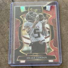 2025 Select - Drake London Concourse ( Purple Shock Prizm #47