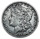 US 1892 O Morgan Silver Dollar XF Better Date New Orleans