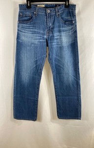 AG Adriano Goldschmied Men's The New Hero Relaxed Fit Blue Jeans Size 31x34