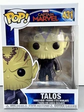 POP! Talos #431 👽 Captain Marvel 🦸 – SHIPS FAST 💨 w/ Protector 🛡️