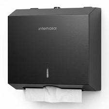 Multifold Paper Towel Dispenser, Wall Mount Stainless Steel Hand Towel Holder...