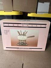 Pfaltzgraff Perennials Fondue Set (1989)