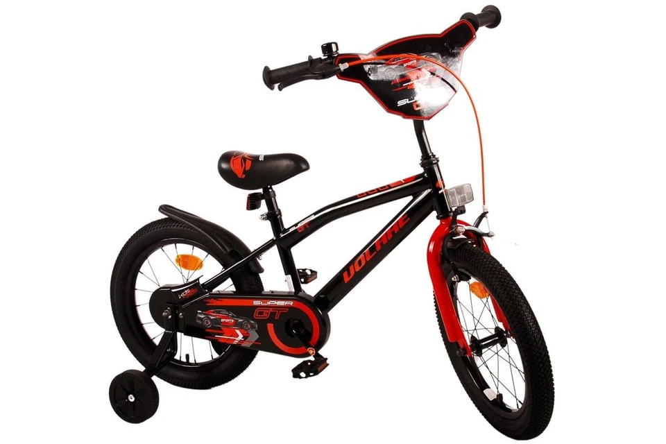 16 Zoll Kinder Jungen Fahrrad Kinderfahrrad MTB Rad Bike Kinderrad Rücktritt Rot - Bild 2 von 4
