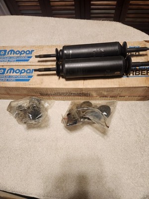 NOS Mopar PAIR Front Shocks HD Police Many 1974-1989 Chrysler Plymouth Dodge RWD