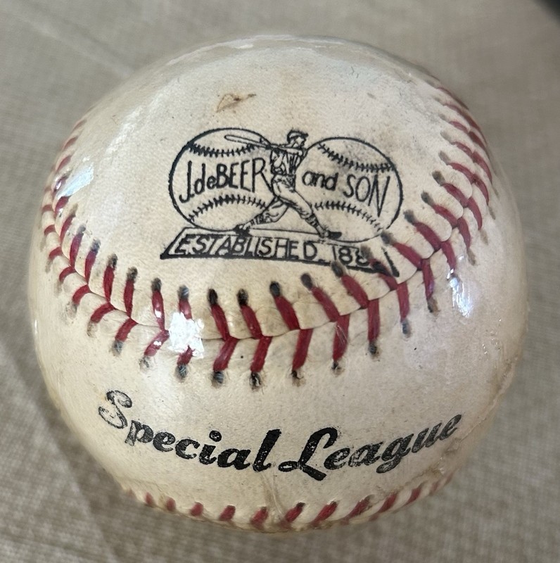 Vintage J. DeBeer & Son Special League Baseball NOS
